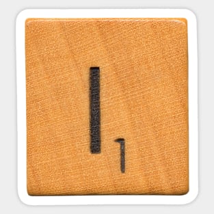 Scrabble Letter 'I' Sticker